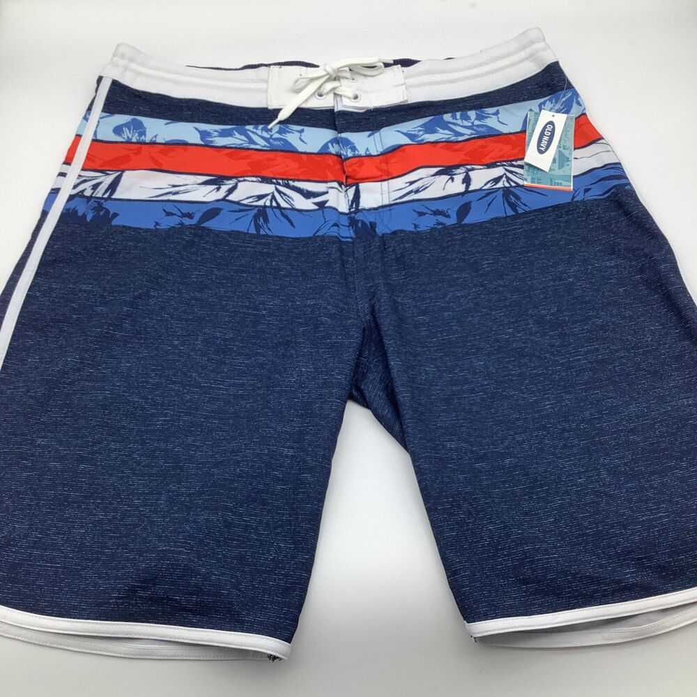 Old Navy Mens Built in Flex Board Shorts Size 36 NWT